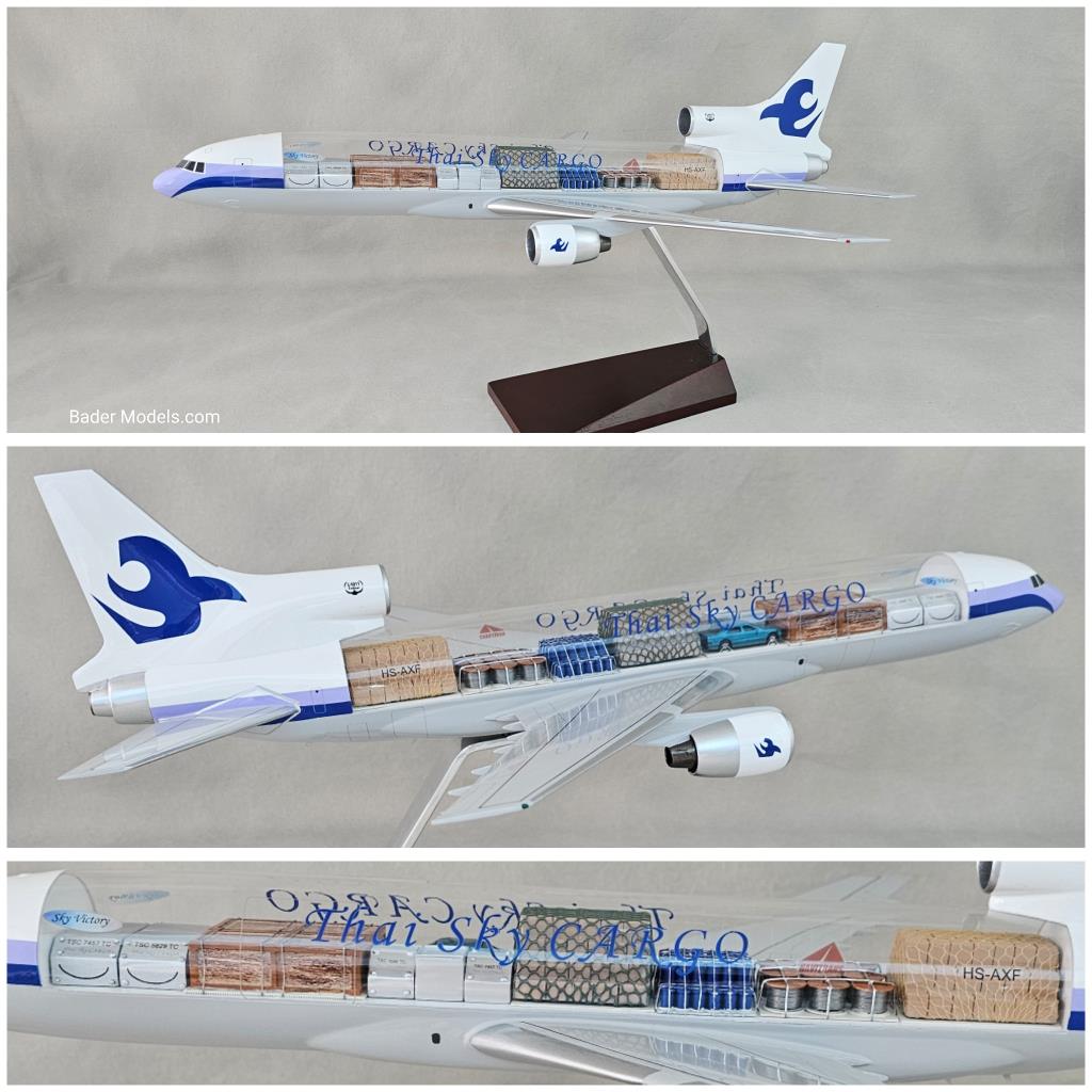 Thai Sky Cargo - L1011-200F Tristar - (1:100) - 180° Clear Top